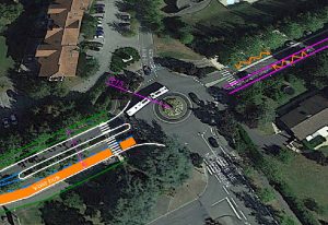 Tramway bus BHNS Saint Julien en Genevois Citec