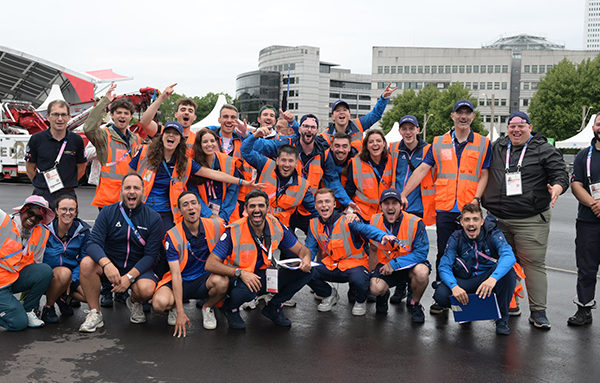 citec-jeux-olympiques-paris-2024-4 Part of the team at the Transport Mall, Olympic Village. Credit: Citec / Philippe Gasser