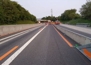 Citec Road construction sites Overpass N12, Refurbishment of the slow lane, Geneva