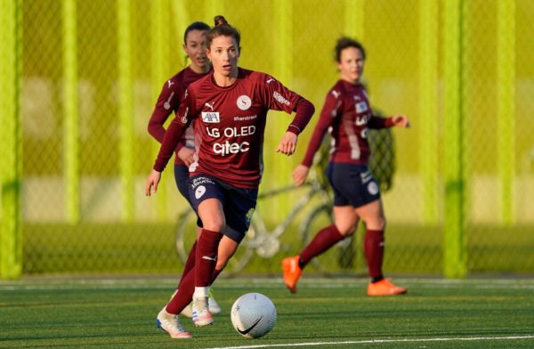 Le Matin Servette Chenois féminin toujours plus près Sandy Maendly. Crédits : Andy Mueller/freshfocus