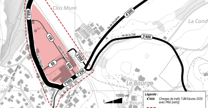 Charges de trafic TJM futures 2025 avec PAD