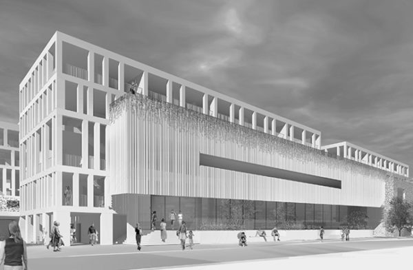 Citec_neuchâtel_quartier-portes-rouges-requalification-mobilite-3 Portes-Rouges 55, vue depuis l'Av. des Portes-Rouges (Crédits : maison d'art'chitecture serge grard sa)