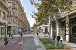 La future rue de Metz en 2024. (crédits : Mairie de Toulouse)