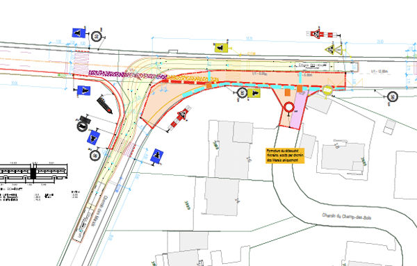 Citec_chantiers-routiers-Veyrier-rue-Antoine-Martin-mobilite Rue Antoine-Martin : étape de chantier. Crédit : Citec