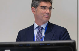 Stefano Manelli speech about  « New norm  of Events’ Mobility ». Photo Crédit : Rob Lindblade ©Host City