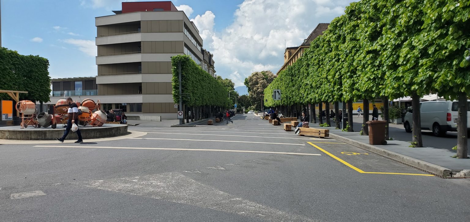 Nouveau plateau sud à la gare de Neuchâtel Citec