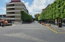 Gare de Neuchâtel côté sud. Crédits : Citec