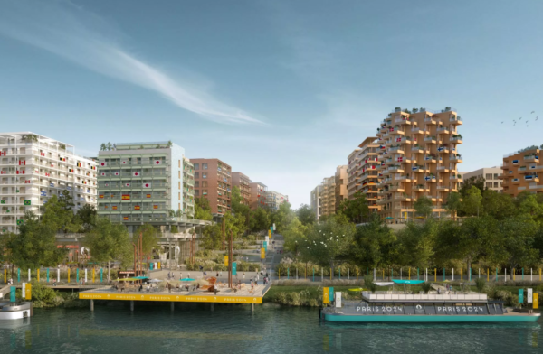 Village Olympique 2024 Crédits :  Paris 2024/Solideo-Illumens-  Dominique Perrault/Ingérop/Une Fabrique de la Ville/VITEC/Agence TER/UrbanEco/Jean-Paul Lamoureux