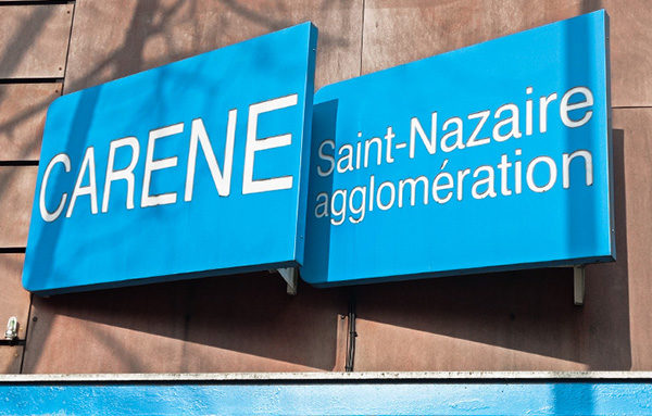Communauté d'agglomération de la Région Nazairienne et de l'Estuaire (CARENE) et Ville de Saint-Nazaire. Crédit : Saint Nazaire News