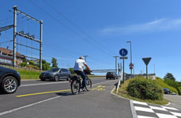 Politique cyclable du Canton de Neuchâtel. Crédit : SPC Neuchâtel