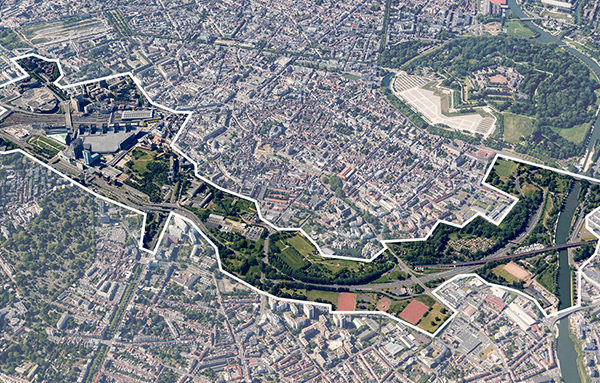 Citec-aménagement-urbain-projet-grand-euralille-creditspl Progetto d’Euralille al Deûle. Crediti: SPL Euralille