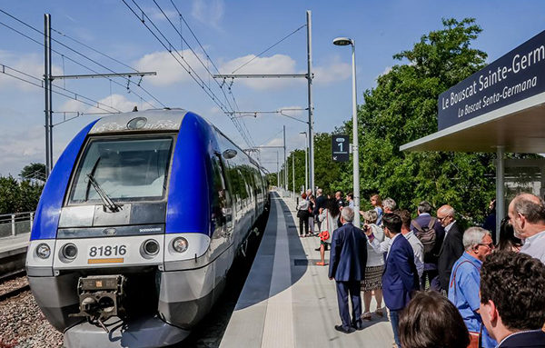 citec-halte-ferroviaire-rer-medoc-gironde Halte TER du Bouscat Sainte-Germaine. Crédit: Guillaume Bonnaud - SUD OUEST