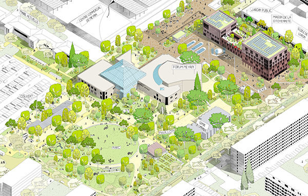 citec-chantier-aménagement-coeur-cité-meyrin Projet Cœur de Cité, Meyrin. Crédit : © Félix Roudier-Canler