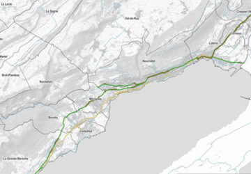 Voie verte La Littorale, région de Neuchâtel. Crédit : Citec