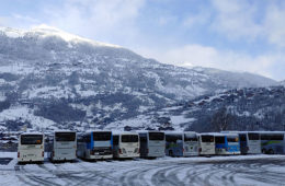 Autocars Loyet, Aime la Plagne. Crédit : Citec
