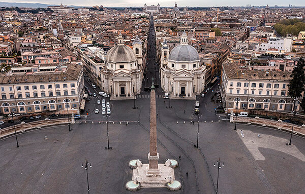 Piazza del Popolo, Roma. Crediti: Wikimedia Commons