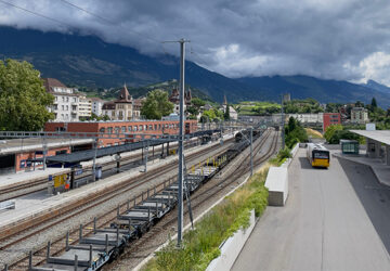 Transports à Sierre. Crédit: Adobe Stock